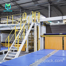 Stacker lini produksi papan kertas bergelombang